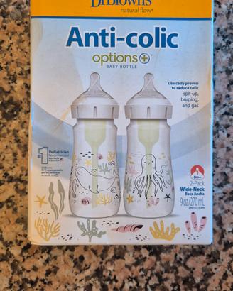 Set 2 Biberon Anticolica Dr. Brown's Ocean 270 ml 