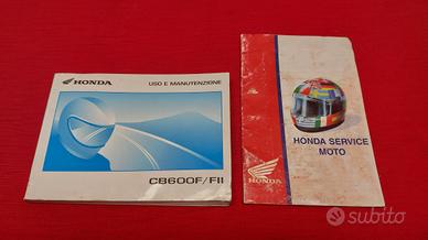 Libretto Uso e manutenzione Honda CB600F Hornet