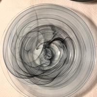 Piatti profondi neri e trasparenti D25cm