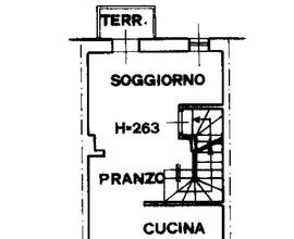 Casa in linea con pertinenze e giardino