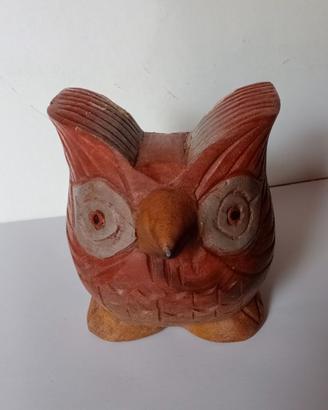 Gufo in legno