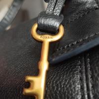 alt. 24 , larg. 34 , prof. 12 borsa di pelle nera 