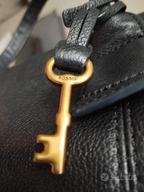 alt. 24 , larg. 34 , prof. 12 borsa di pelle nera 