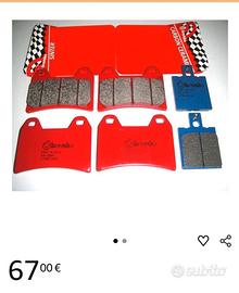 PASTIGLIE FRENO BREMBO ANTERIORI + POSTERIORE