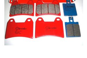 PASTIGLIE FRENO BREMBO ANTERIORI + POSTERIORE