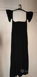 vestito lungo nero di KONTATTO