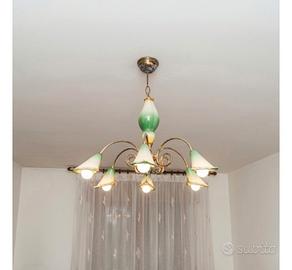 Lampadario capodimonte 