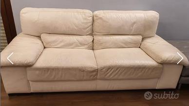 Divano ecopelle marca Poltrone e Sofà