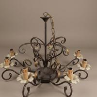 Lampadario rustico 8 luci