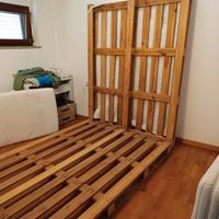 Letto matrimoniale, bancali di Legno 
