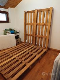 Letto matrimoniale, bancali di Legno 