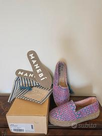 Manebi’ espadrilles rafia taglia 38