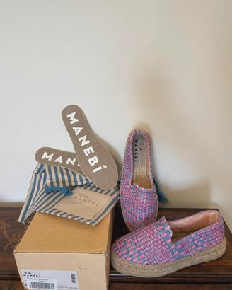 Manebi’ espadrilles rafia taglia 38