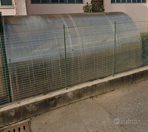 Serra in alluminio e policarbonato