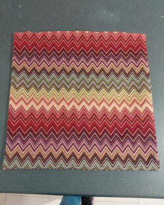 federa cuscino tessuto Gobelin stile Missoni 