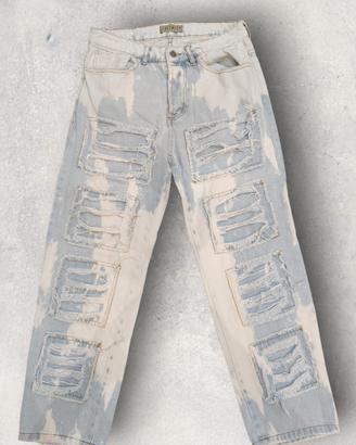 Jeans Justwest effetto distressed taglia 44