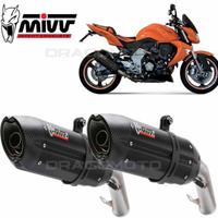TERMINALI SCARICO MIVV SUONO STEEL BLACK KAWASAKI