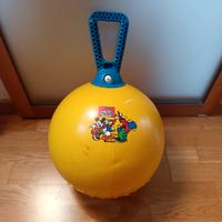 Palla rimbalzante bimbo/bimba con manico