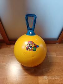 Palla rimbalzante bimbo/bimba con manico