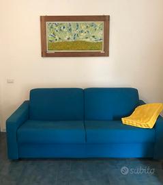 Divano tre posti bluette