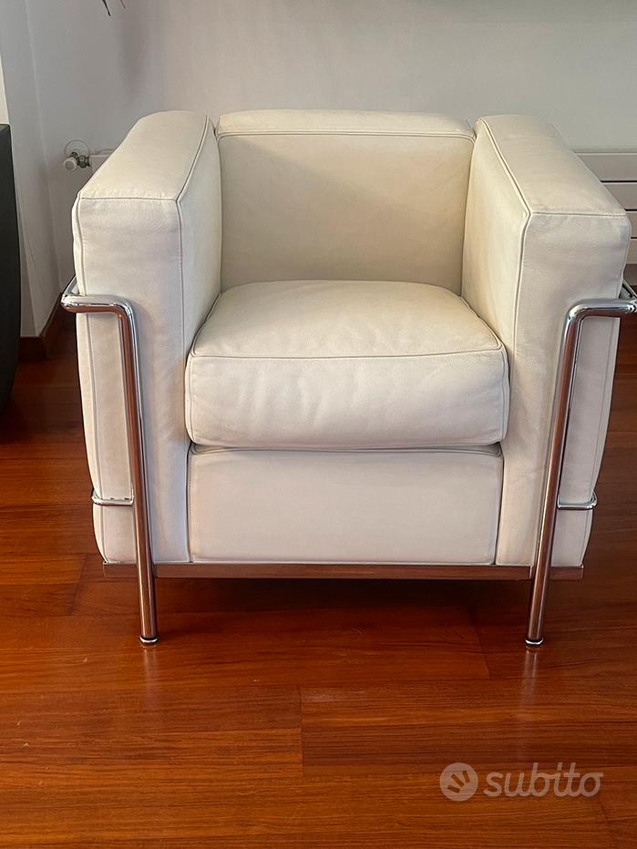 Lc2 Poltrona Bianca Pelle Poltrona Lc2 Mobili Usati