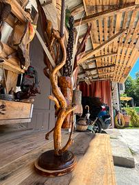 Vaso in legno