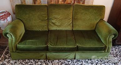Divano 3 posti in velluto