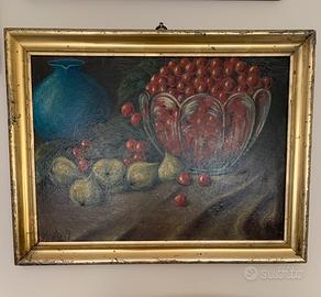 Quadro antico olio su tavola