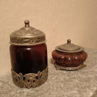 bomboniere in vetro fumé anni 50