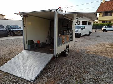 Carrello officina porta moto