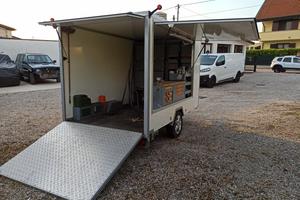 Carrello officina porta moto