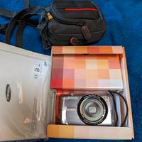 Samsung fotocamera compatta ES70 con custodia