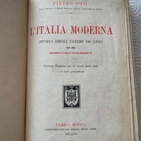 Prima Ed. Hoepli 1901- L'ITALIA MODERNA