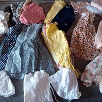 Lotto in blocco  neonata 9 mesi (36 pezzi)