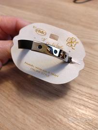 bracciale cuoio e acciaio 