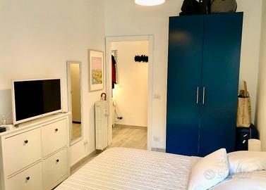 Due ante blu con cerniere armadio PAX ikea