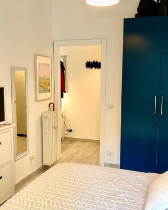 Due ante blu con cerniere armadio PAX ikea