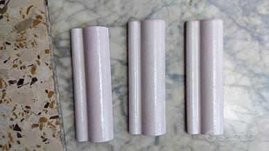Listello ceramica rosa Lampedusa 5x15 nuovo