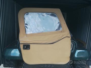 Porte in tela Bestop Jeep CJ /YJ TAN