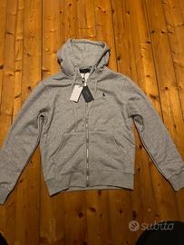 felpa con zip e cappuccio, polo Ralph Lauren L