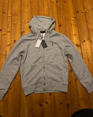 felpa con zip e cappuccio, polo Ralph Lauren L
