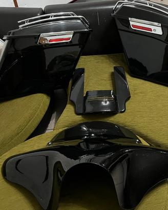 Batwing , borse bagger, Harley Road King