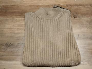 Maglione CONBIPEL collo alto a zip laterale