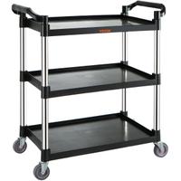 Carrello di Servizio 3 Ripiani in Alluminio Plasti