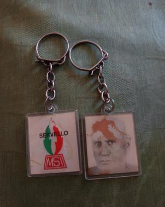 portachiavi olografico Movimento Sociale Italiano