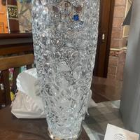 Vaso acca cristallo e argento