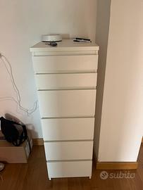 Cassettiera malm ikea 6 cassetti