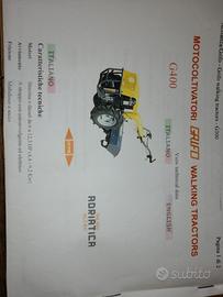 motocoltivatore Adriatica Grifo g400