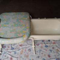 Fasciatoio con bagnetto per vasca da bagno