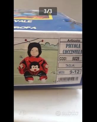 VESTITO DI CARNEVALE “COCCINELLA “
